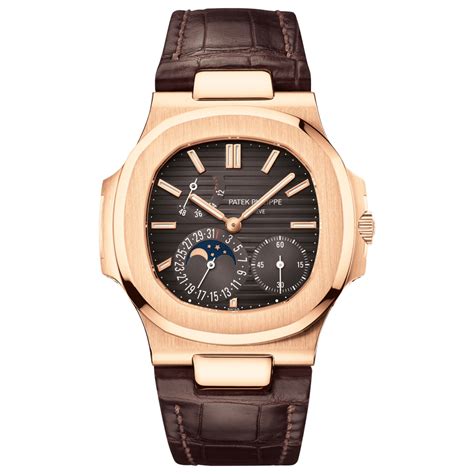 rose gold patek philippe black face
